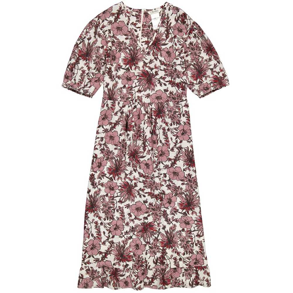 Max Mara Ladies Arak Floral Silk Midi Dress - image 4