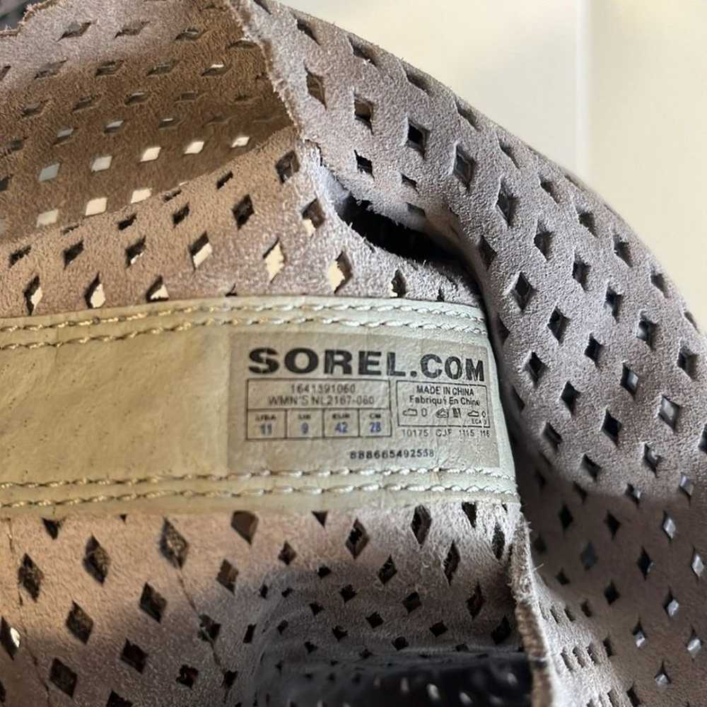 Sorel Major Perforated Leather Mid Calf buckle Bo… - image 10