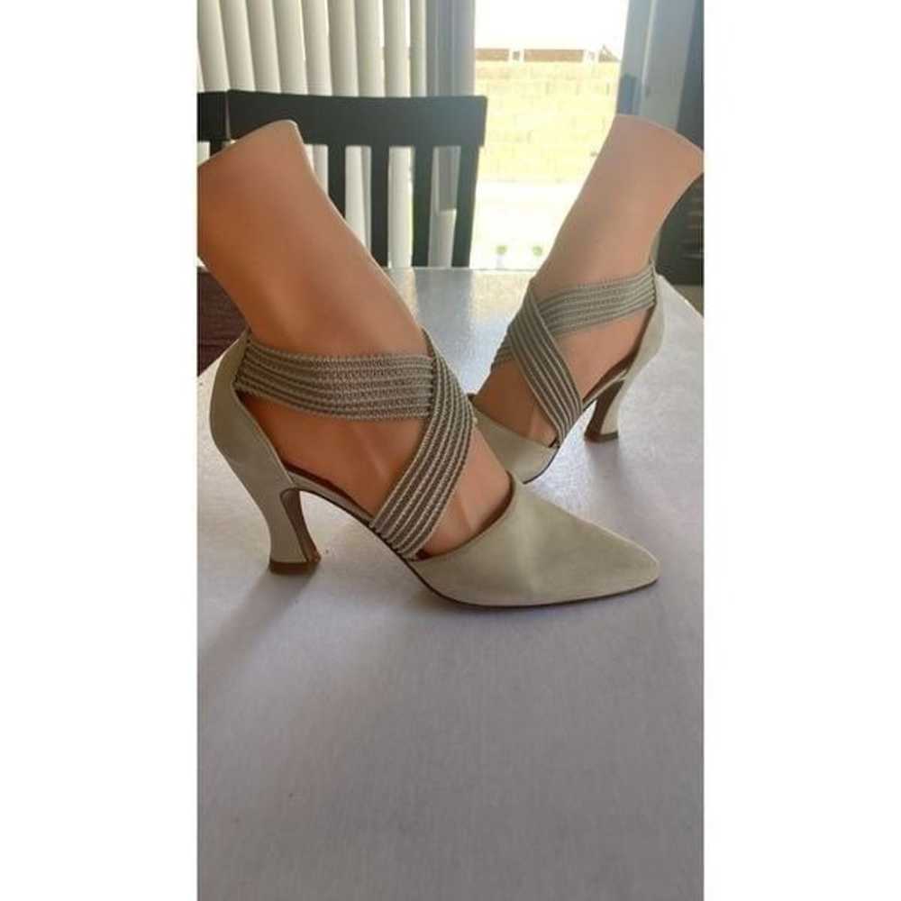 Stuart Weitzman New York Beige Leather Heels - image 2