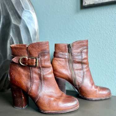 {Frye} Leather Ankle Booties