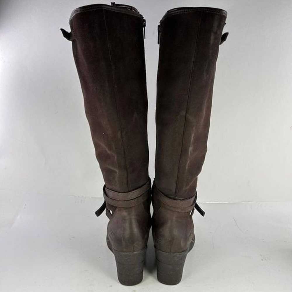 UGG Lesley Boot Knee High US 8 Brown Suede Leathe… - image 5