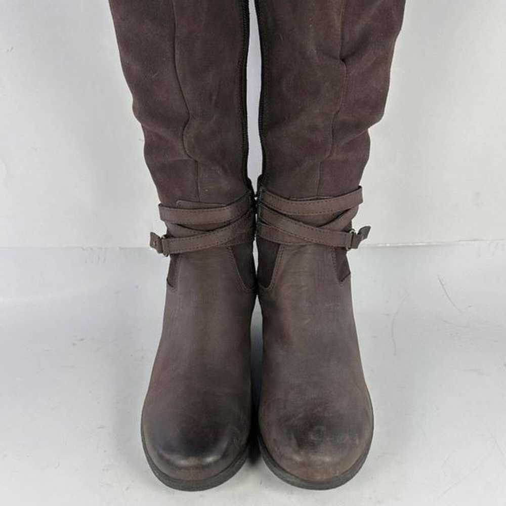 UGG Lesley Boot Knee High US 8 Brown Suede Leathe… - image 7