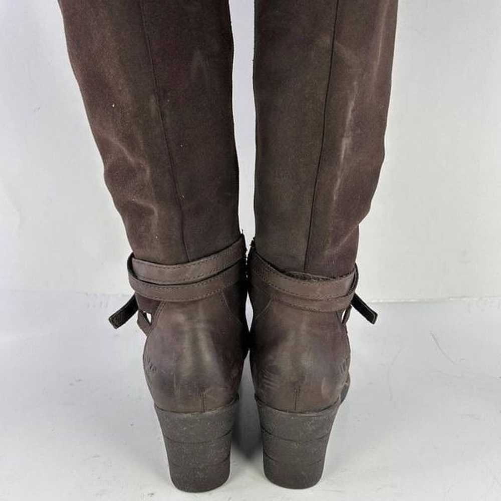 UGG Lesley Boot Knee High US 8 Brown Suede Leathe… - image 9