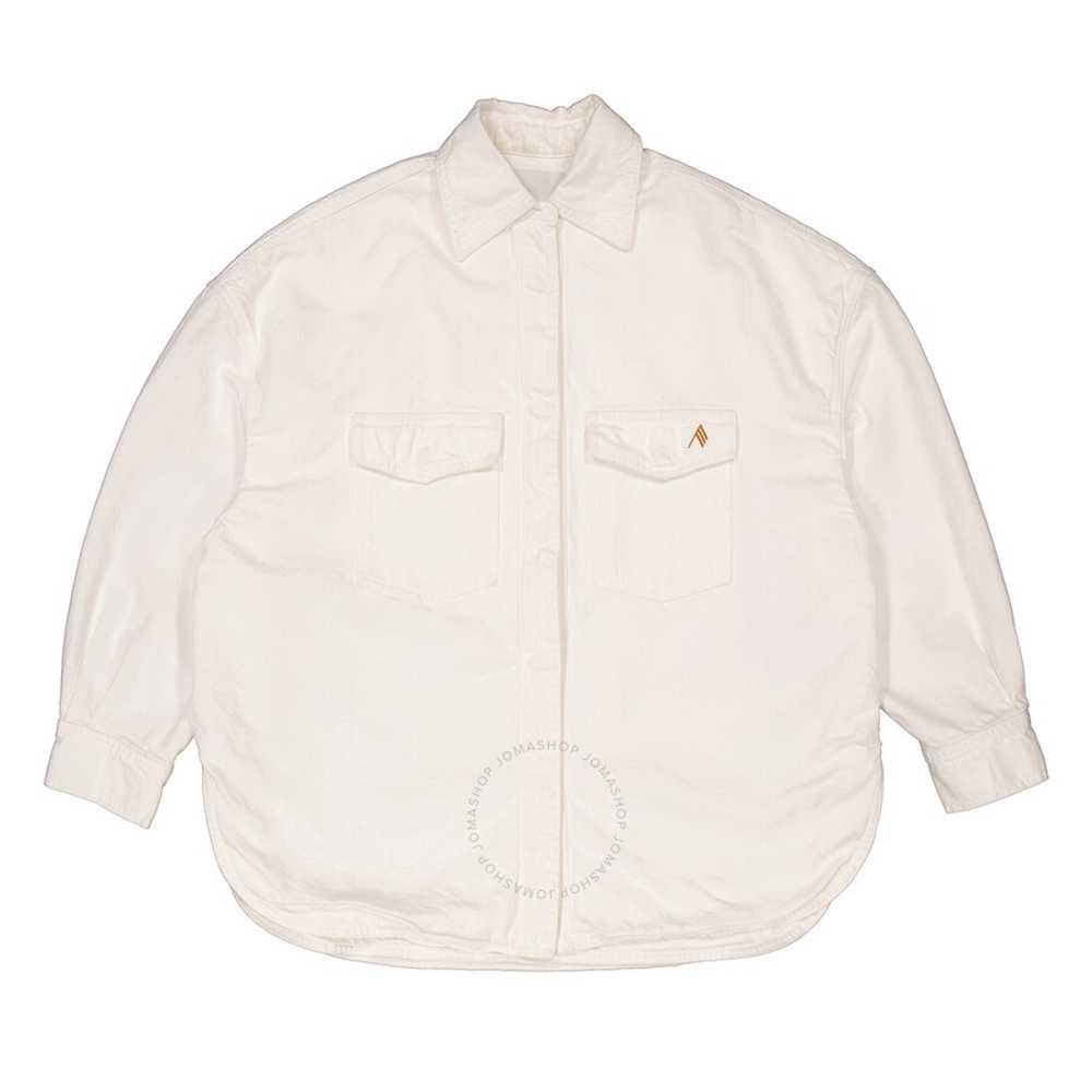 The Attico Ladies White Short Coat Shirt - image 1