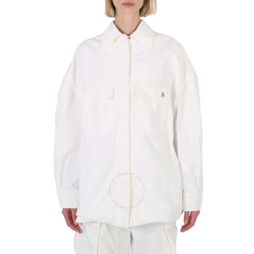 The Attico Ladies White Short Coat Shirt - image 3