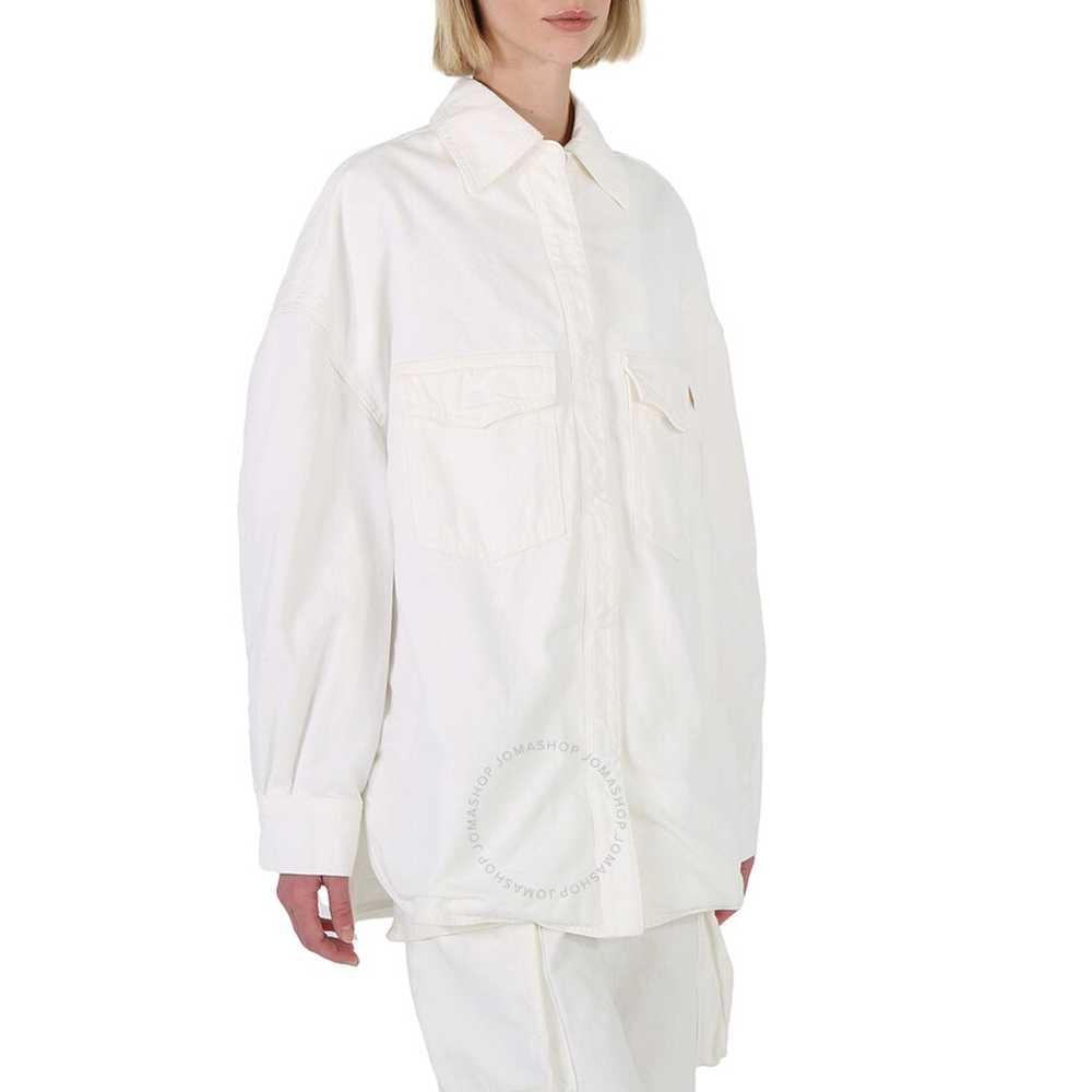 The Attico Ladies White Short Coat Shirt - image 4