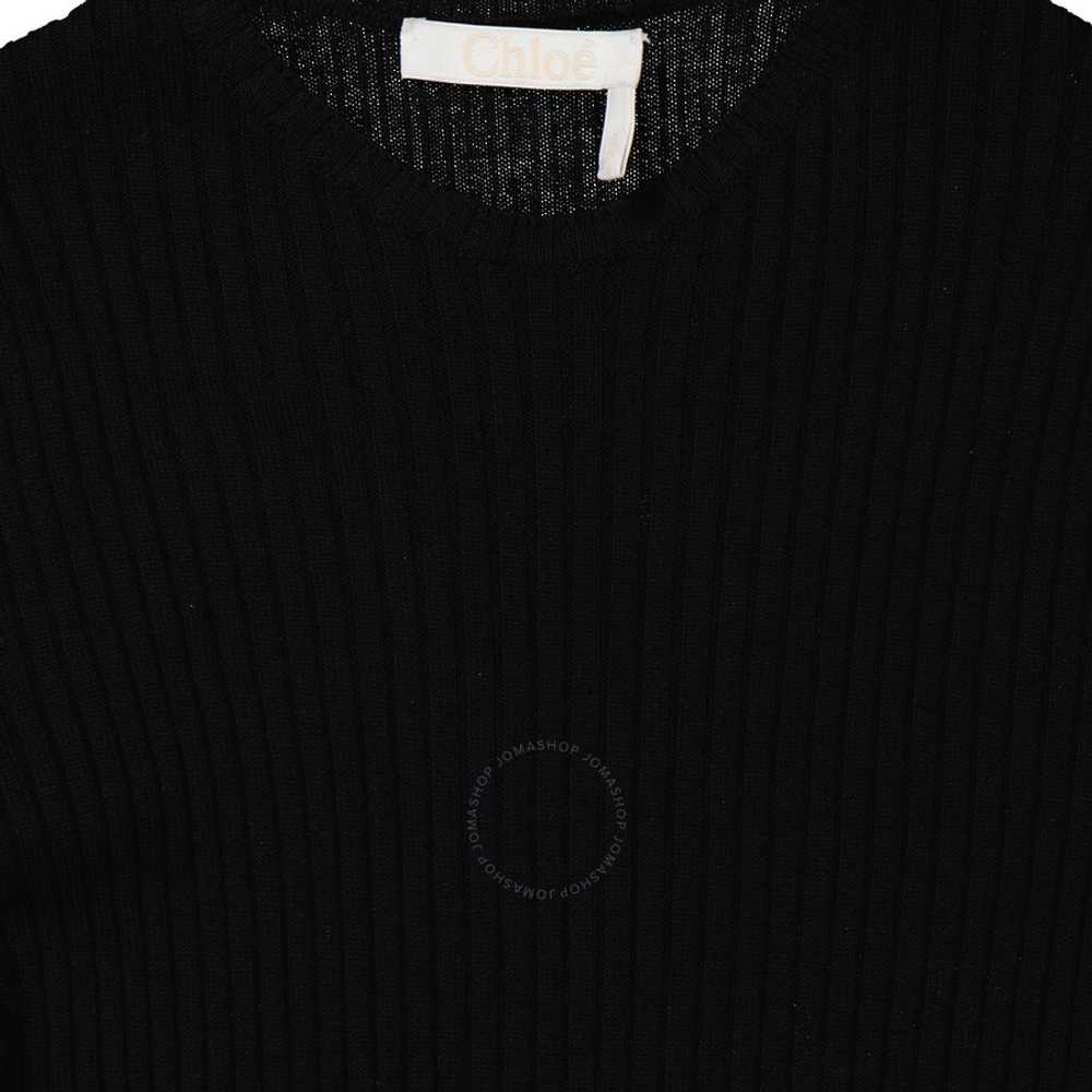 Chloé Chloe Ladies Black Long Knitted Wool And Ca… - image 7