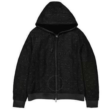 Emporio Armani Men's Black Logo-Embroidered Blous… - image 1