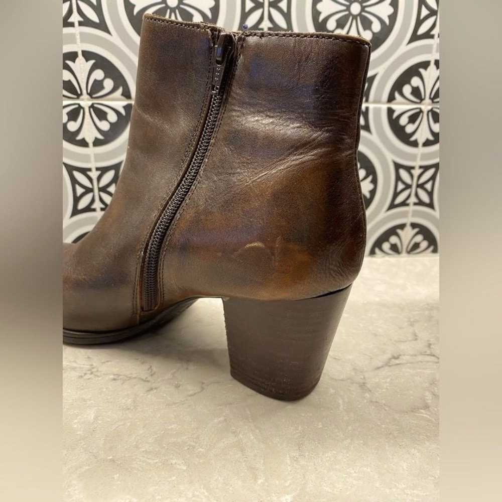 BORN Ondine Ankle Boots Burnished Cognac - image 10