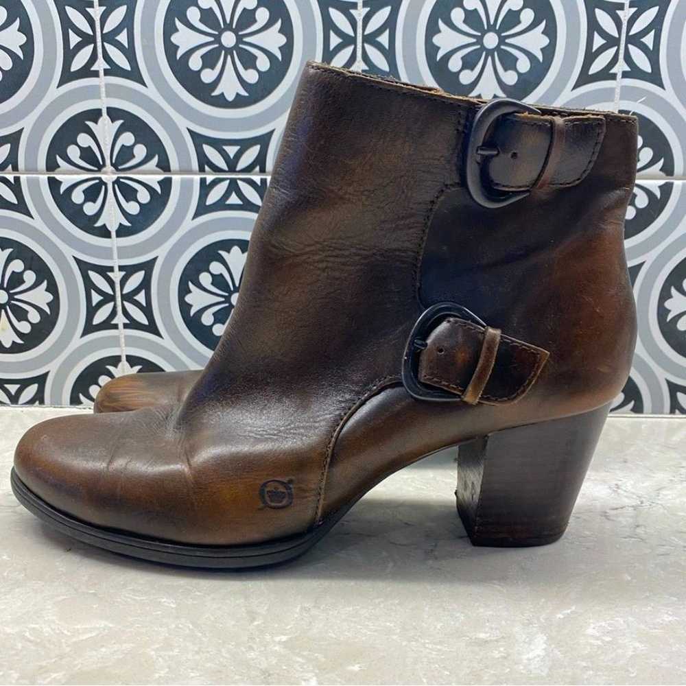 BORN Ondine Ankle Boots Burnished Cognac - image 2