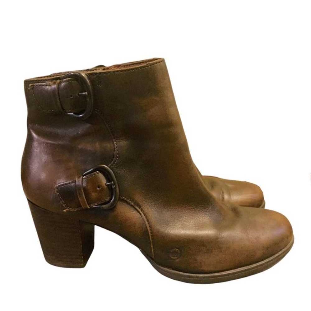 BORN Ondine Ankle Boots Burnished Cognac - image 3