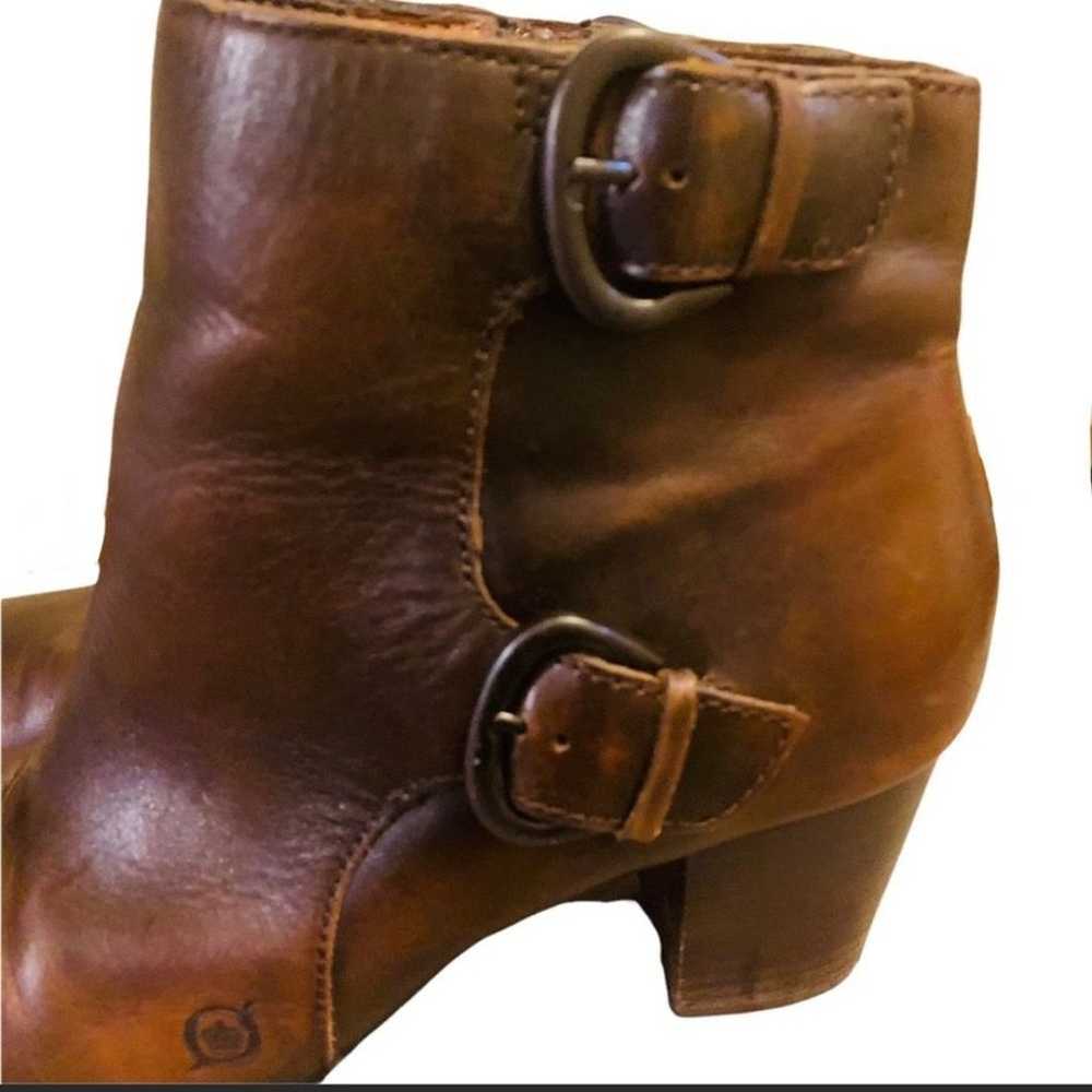 BORN Ondine Ankle Boots Burnished Cognac - image 7