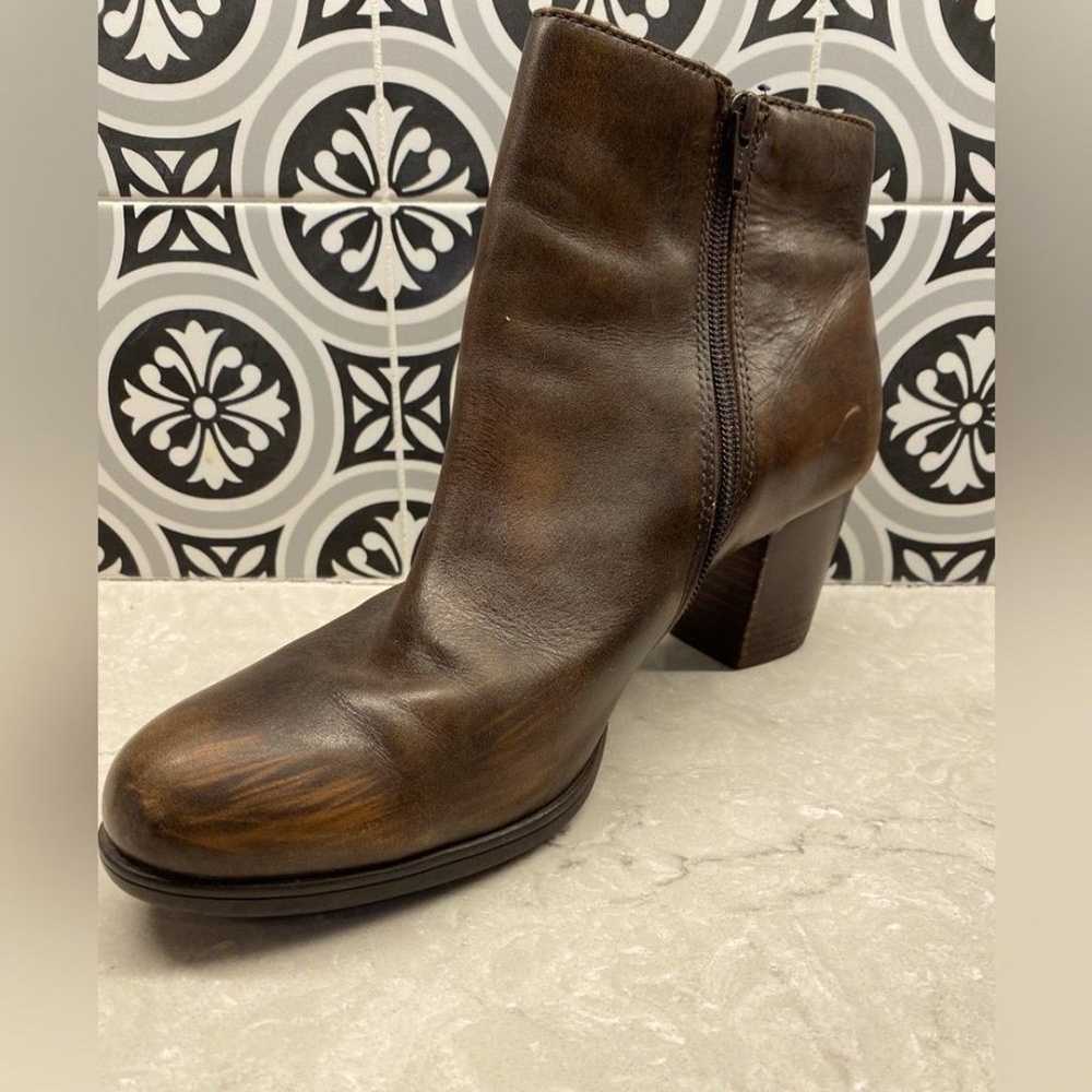 BORN Ondine Ankle Boots Burnished Cognac - image 9