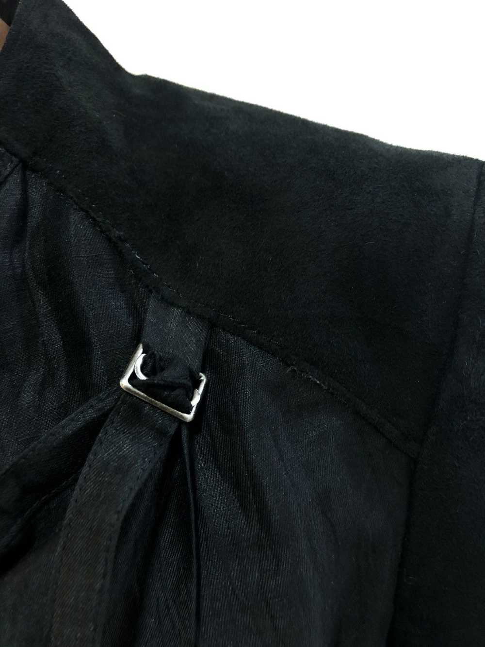 Rare Helmut Lang Asymmetric Suede Goat Leather Ja… - image 8