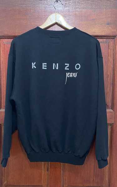 Vintage 90s kenzo jeans sweatshirt big logo