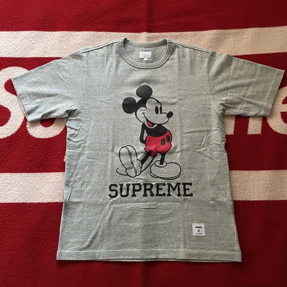 Supreme x Disney - Mickey Mouse Raglan Tee Shirt … - image 1