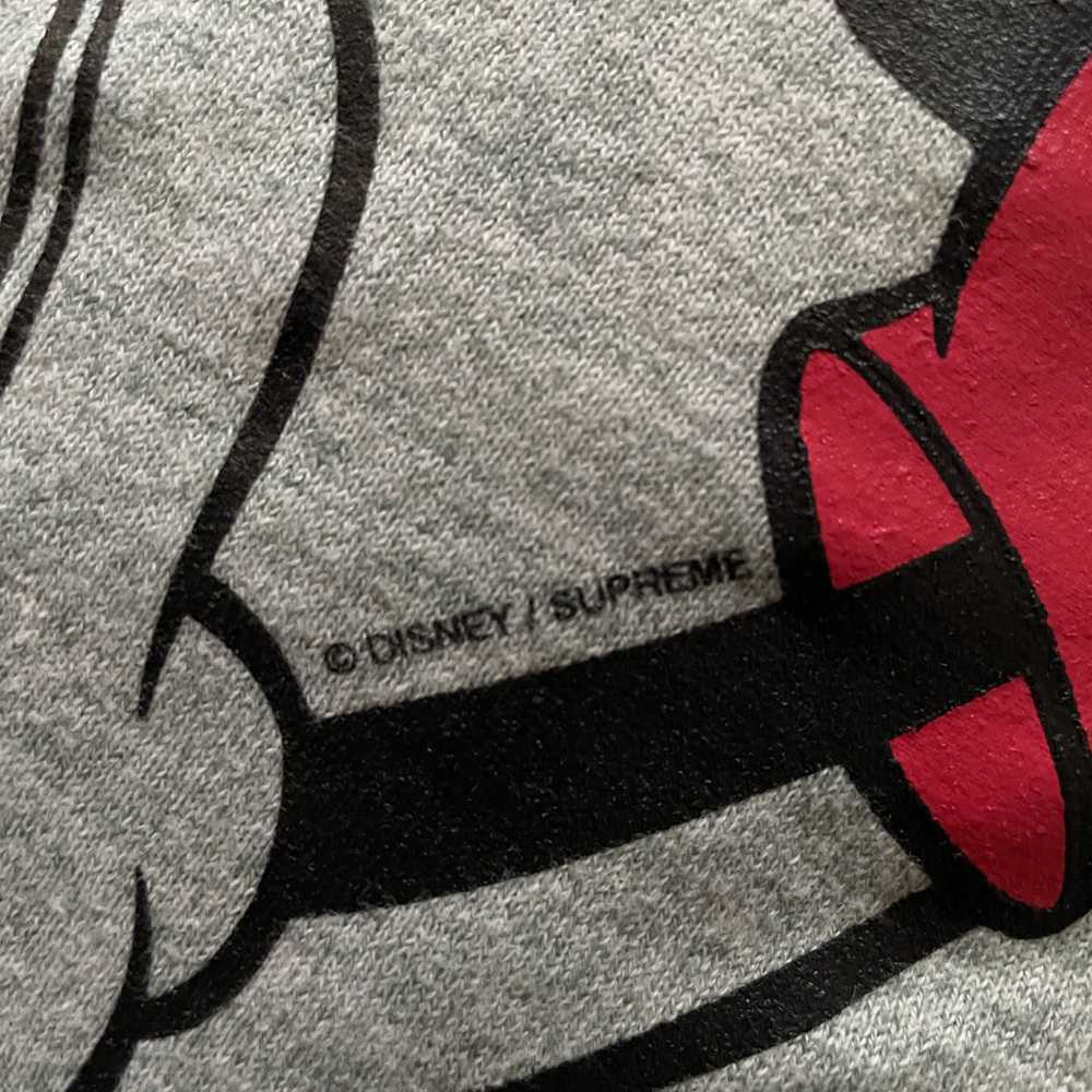 Supreme x Disney - Mickey Mouse Raglan Tee Shirt … - image 3