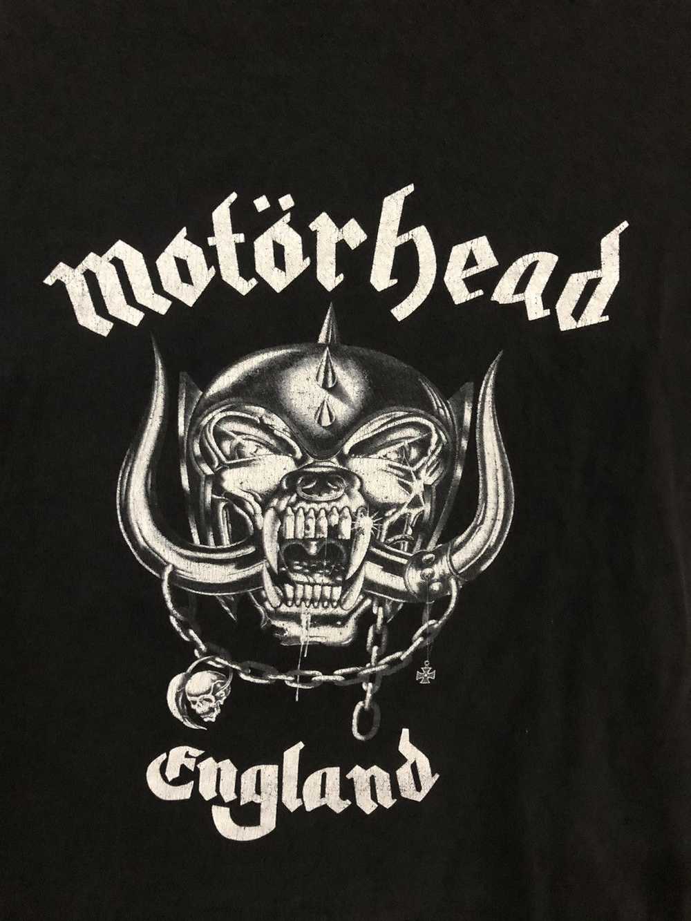 Band Tees - Motörhead England Skull Sleeveless - image 4