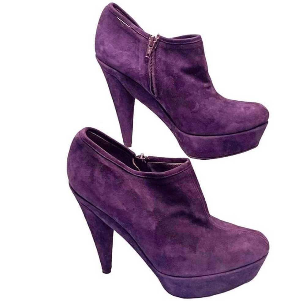 TwinSet by Simona Barbieri Royal Purple Suede Pla… - image 10