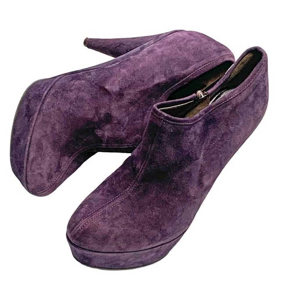 TwinSet by Simona Barbieri Royal Purple Suede Pla… - image 11