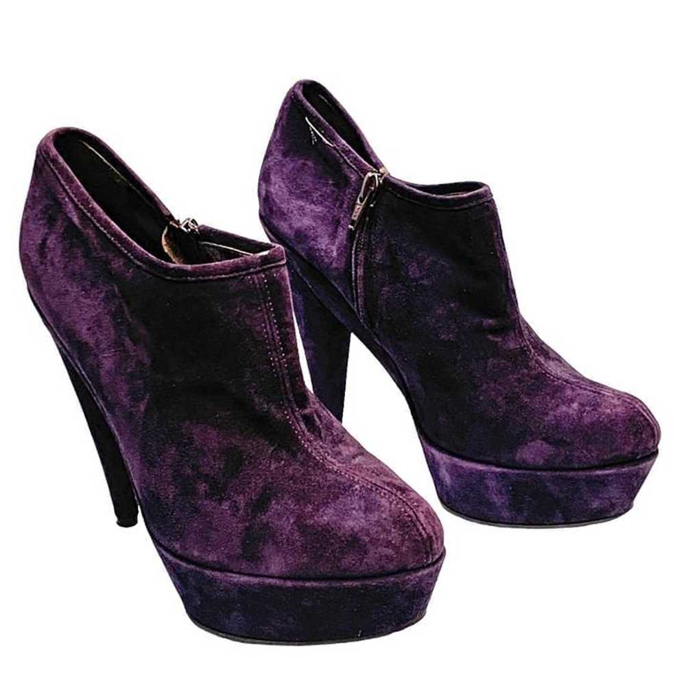 TwinSet by Simona Barbieri Royal Purple Suede Pla… - image 12