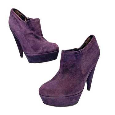 TwinSet by Simona Barbieri Royal Purple Suede Pla… - image 1