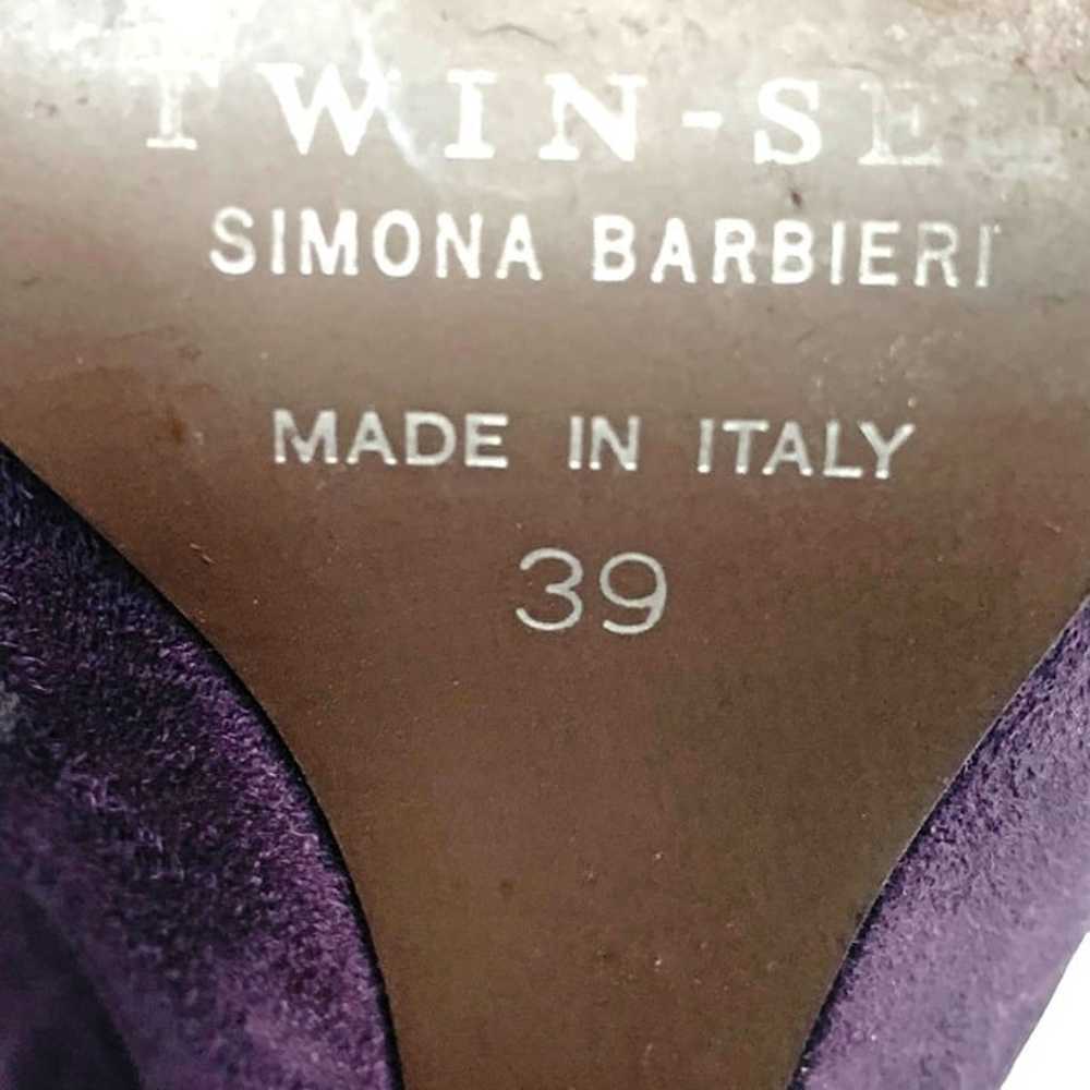 TwinSet by Simona Barbieri Royal Purple Suede Pla… - image 2