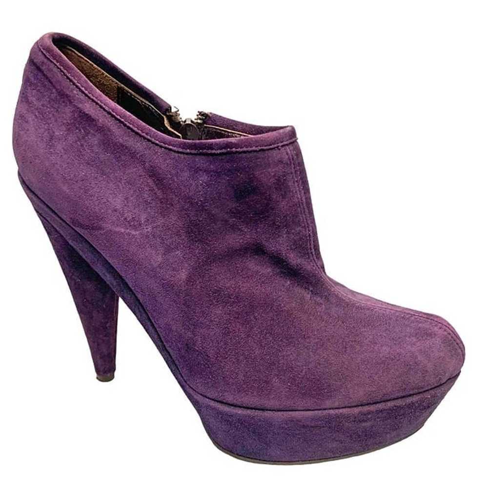 TwinSet by Simona Barbieri Royal Purple Suede Pla… - image 3