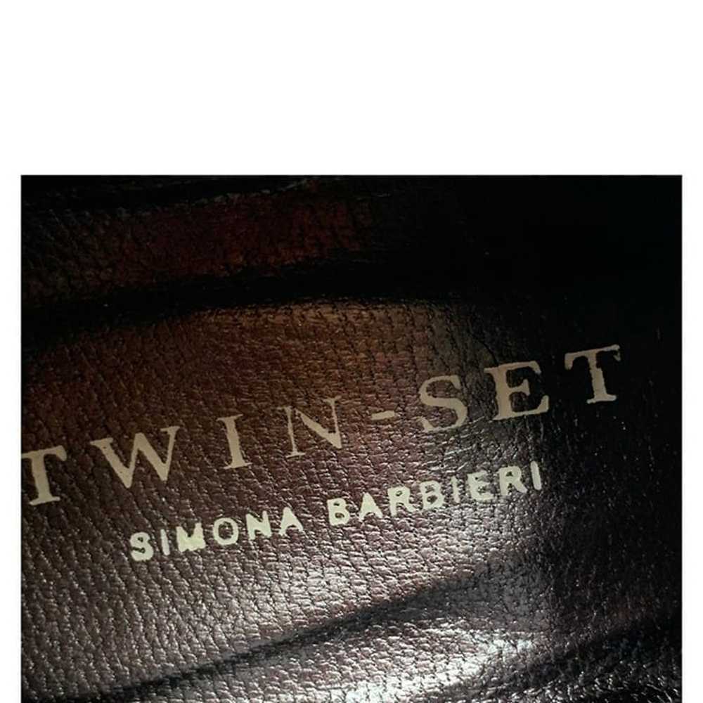 TwinSet by Simona Barbieri Royal Purple Suede Pla… - image 4