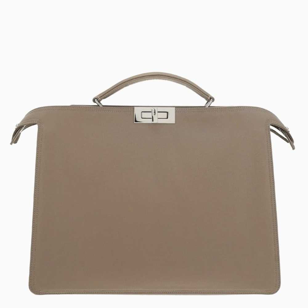 Fendi Beige Peekaboo Iseeu Medium Bag In Nylon Men - image 1