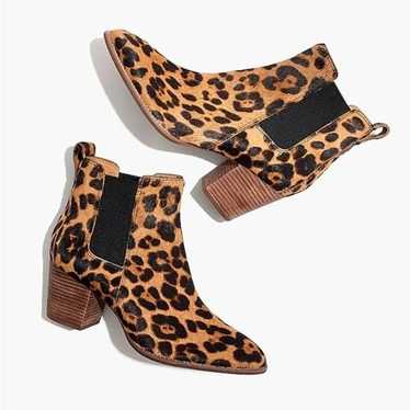 madewell | The Regan Boot in Leopard Calf Hair