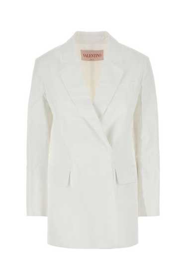 Valentino Garavani Woman White Cotton Blazer