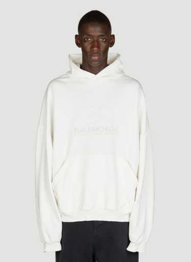 Balenciaga Men Surfer Round Hooded Sweatshirt