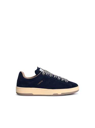 Lanvin 'Curb Lite' Navy Suede Sneakers Man