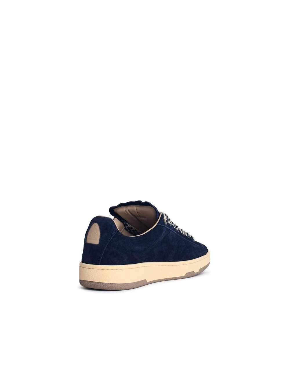 Lanvin 'Curb Lite' Navy Suede Sneakers Man - image 3