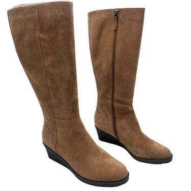 Aerosoles Womens Brenna Tan Suede Boots Brown Siz… - image 1