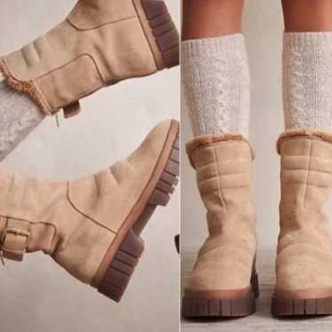 Free people Fable Faux Fur Boots