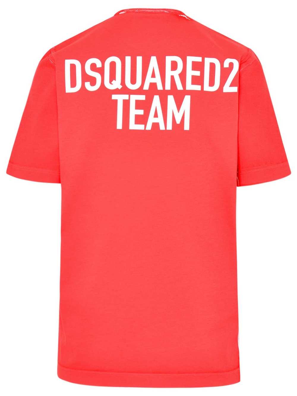 Dsquared2 Red Cotton T-Shirt Woman - image 3