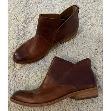 Kork-Ease Ryder Brown Leather Ankle Boots Size 10