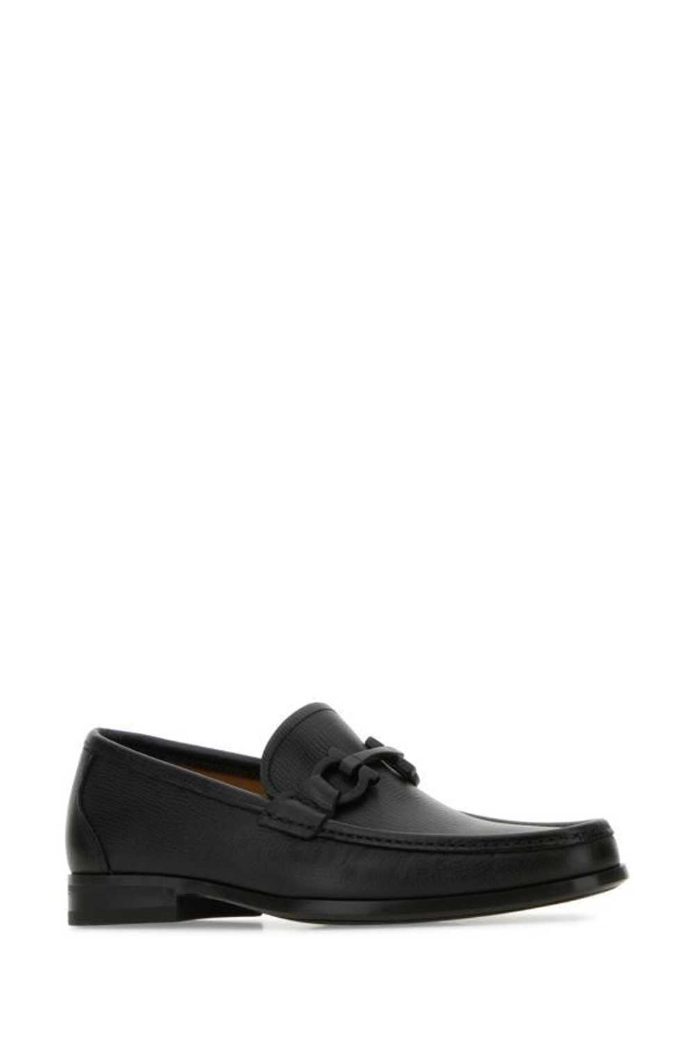 Salvatore Ferragamo Man Black Leather Grandioso L… - image 2