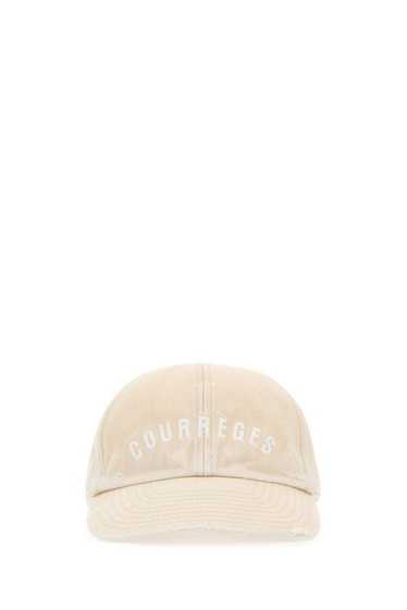 courrèges Courreges Woman Sand Cotton Baseball Ca