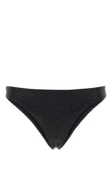 Prada Woman Black Stretch Re-Nylon Bikini Bottom