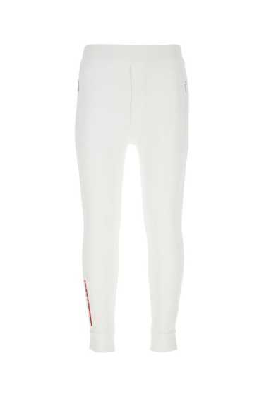 パンツ Prada White neoprene pant Prada Linen wide-leg Trousers | White | FARFETCH
