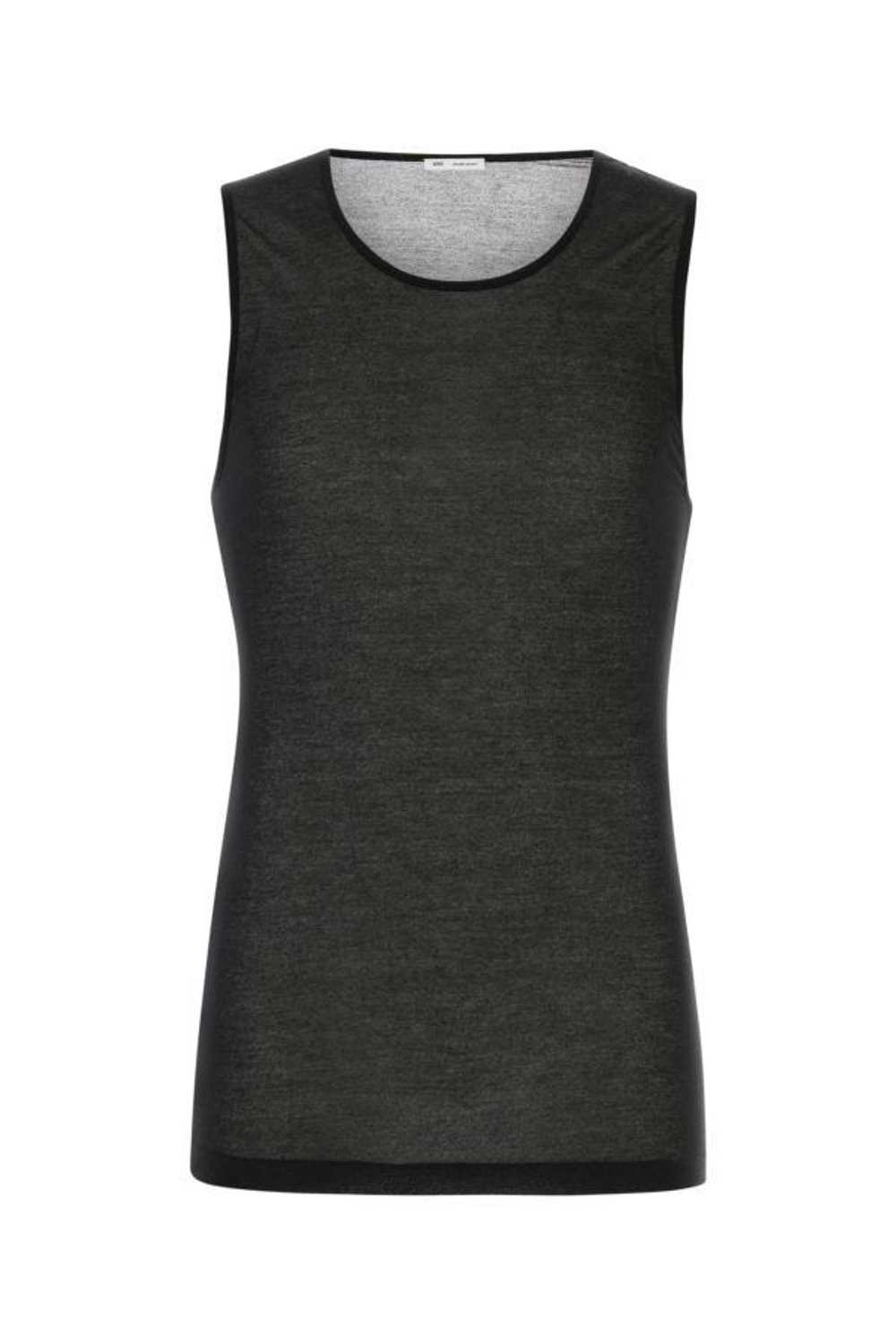 AMI Paris Ami Unisex Black Lyocell Tank Top - image 1