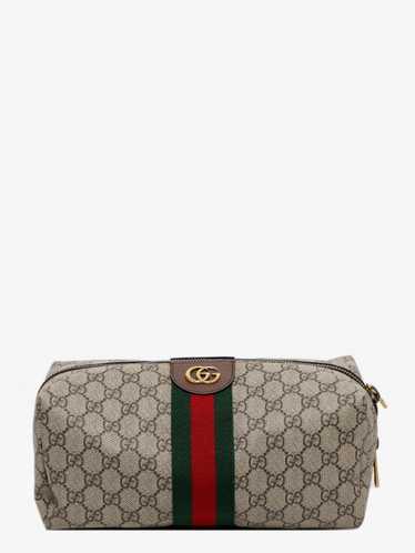 Gucci Woman Beauty Case Woman Beige Beauty Cases