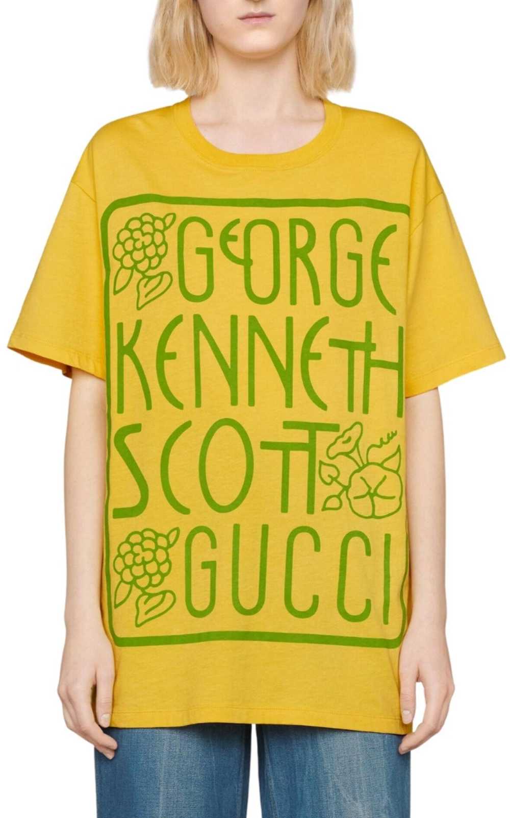 GUCCI X Ken Scott-Print Cotton T-Shirt - image 3