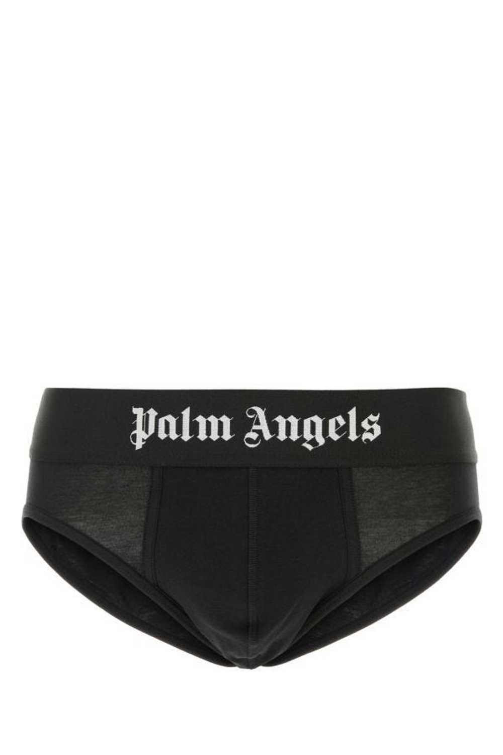 Palm Angels Man Black Stretch Cotton Brief Set - image 1