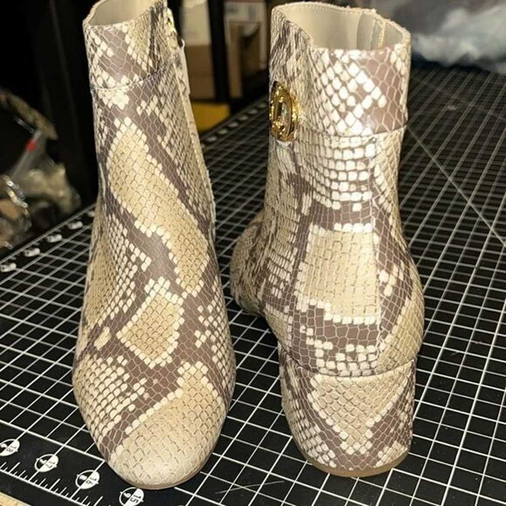 Python Embossed  Leather Lauren Ralph Lauren ankl… - image 3