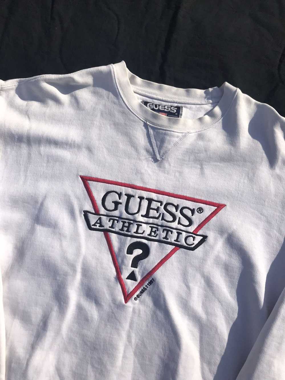 Vintage 97 Guess Athletic Crewneck Sweatshirt - image 3