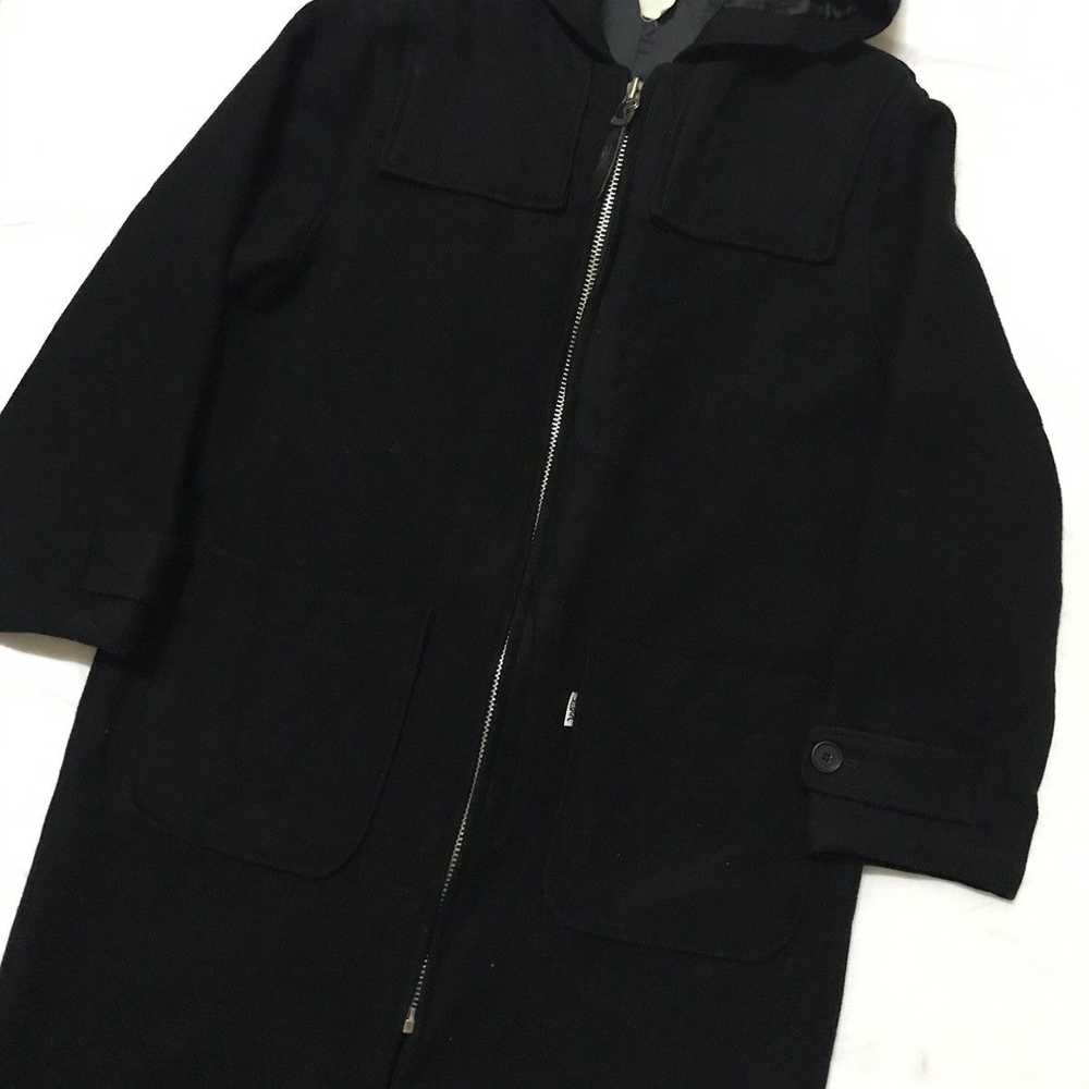 Archival Clothing - X-Girl Wool Blend Long Jacket - image 4